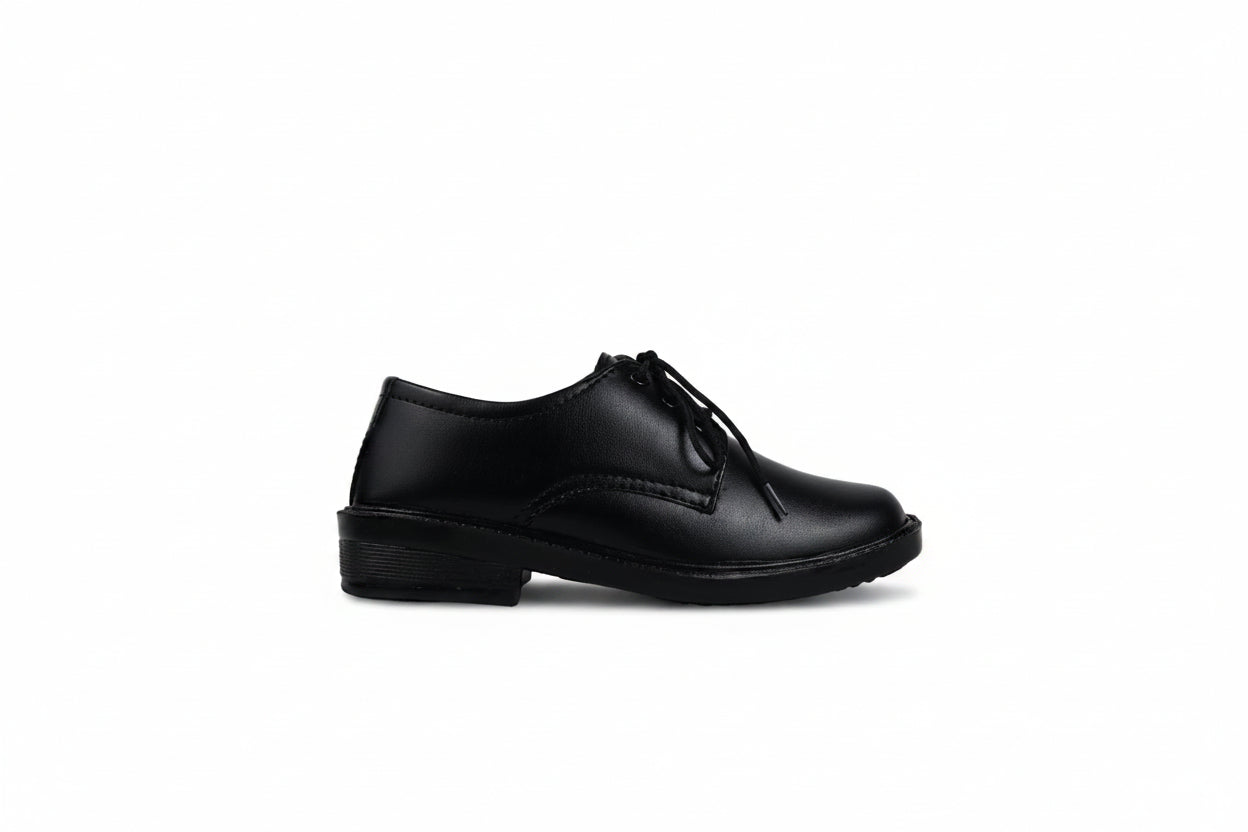 Black sneaker on a white background