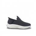 Single gray shoe, soft shadow ke saath
