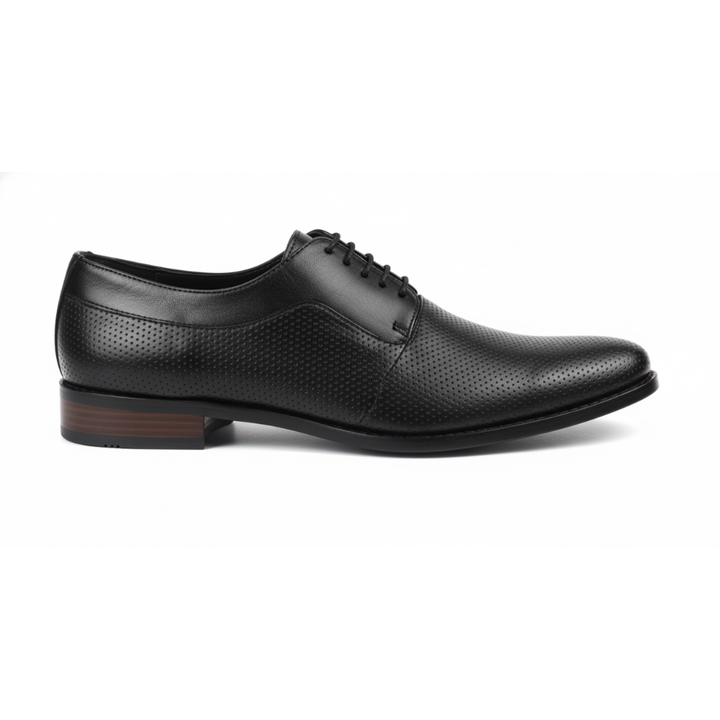 Perforated Lace-Up Derbys